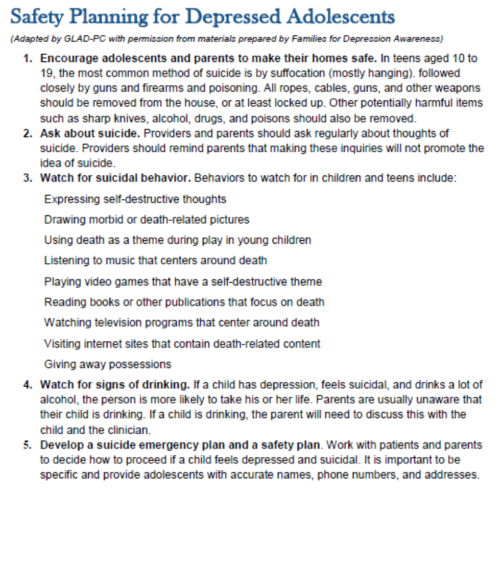 Suicide Assessment - Evaluation and Triage